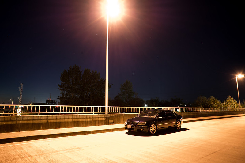 Phaeton Photo Shoot - Weyerhauser Bridge at Night