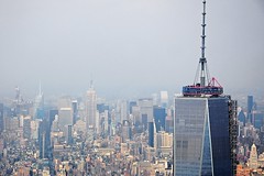 Freedom tower and Manhattan
