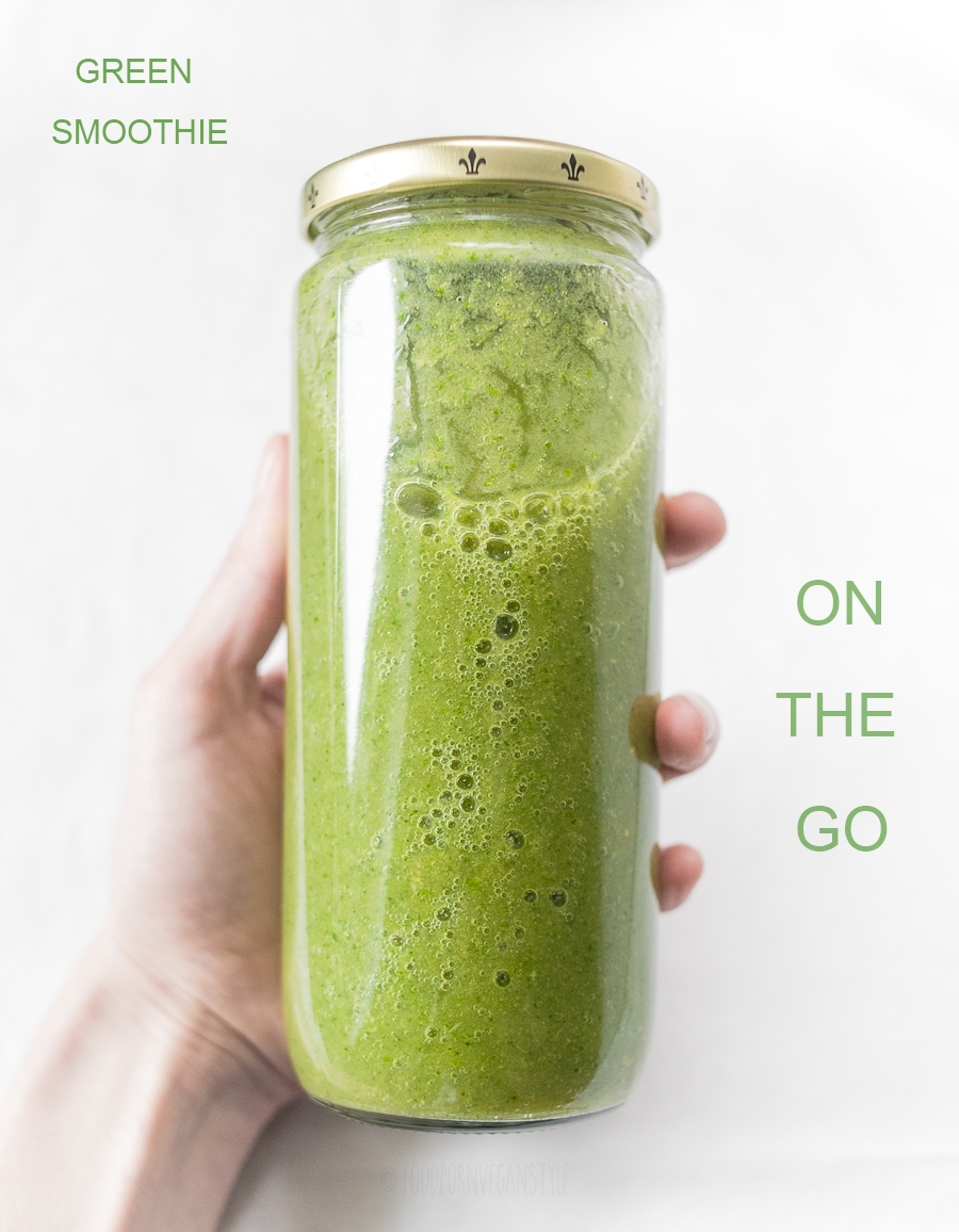 6Green smoothie on the go