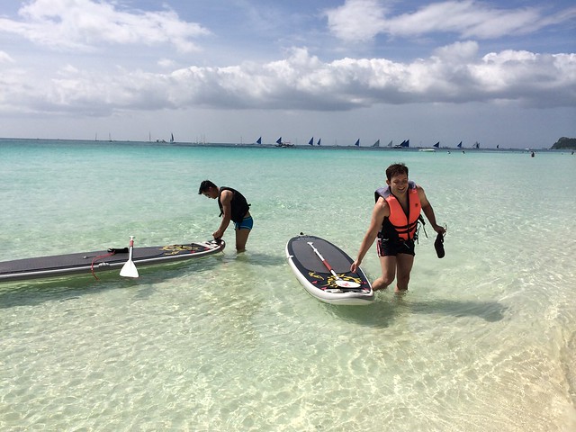 Stand up paddleboarders