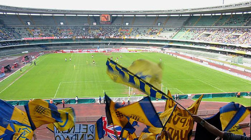 Stadio Bentegodi teatro della sfida salvezza Chievo-Bologna