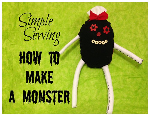 simple sewing - how to make a monster MAIN