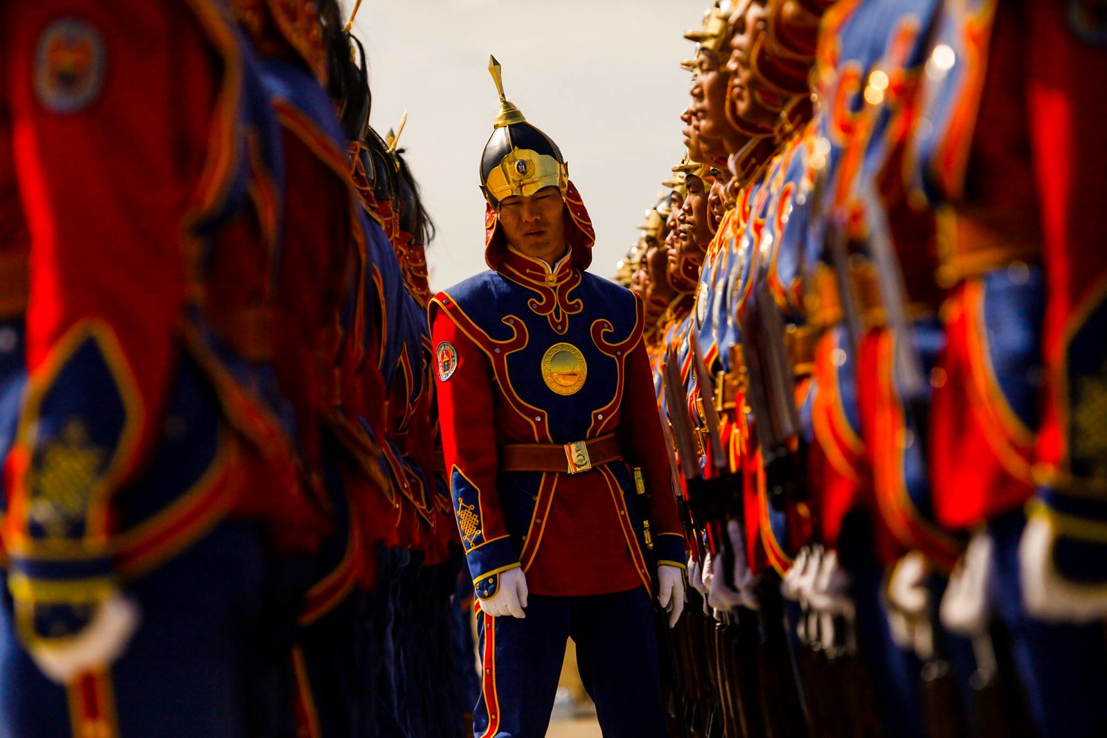 2015年6月15日，外蒙古“可汗探索-2015”多国维和军演在塔班陶勒盖的五丘训练场开幕。