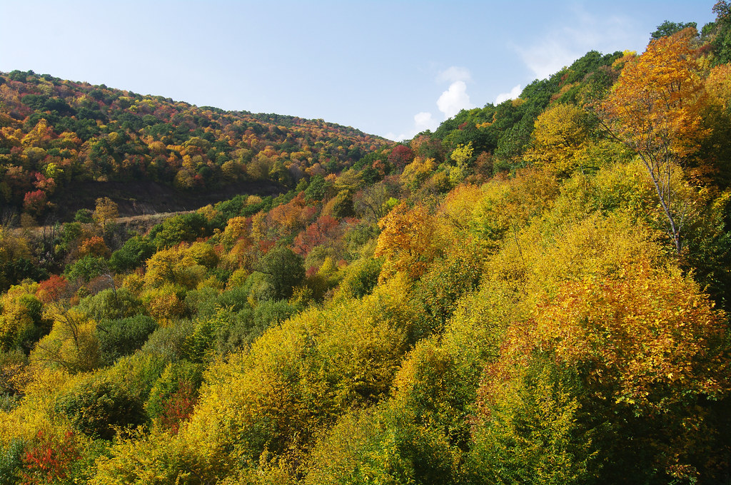 Autumn hills close to Tsaghkadzor