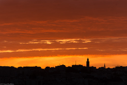 africa sunset red orange silhouette skyline morocco maroc tangier tanger tangiers september2013 october2013 t189522013