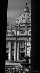 St Peters from the colonnade