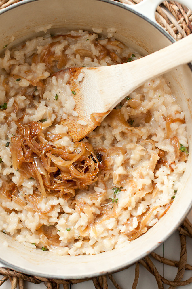 Caramelized Onion and Thyme Risotto