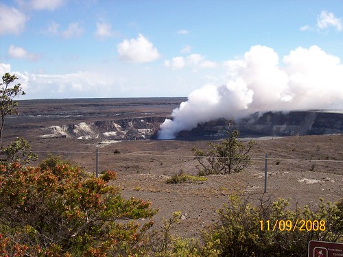 crater inside caldera