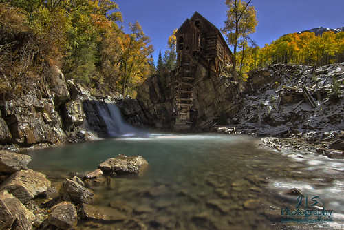 fall mill colors river waterfall colorado crystal changing aspens marble