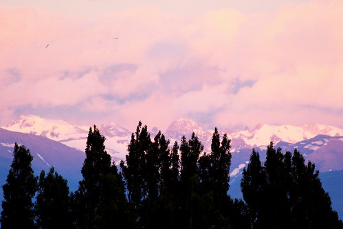 santa blue patagonia mountains argentina america sunrise south violet cruz andes perito moreno calafate