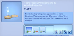 TechnoTycoon Plumbot Stand by Arasika Industries