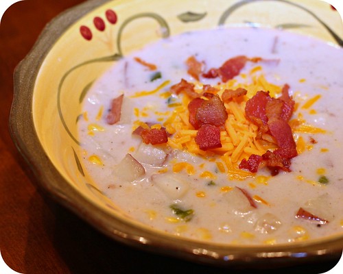 Corn Chowder with Poblano and Bacon