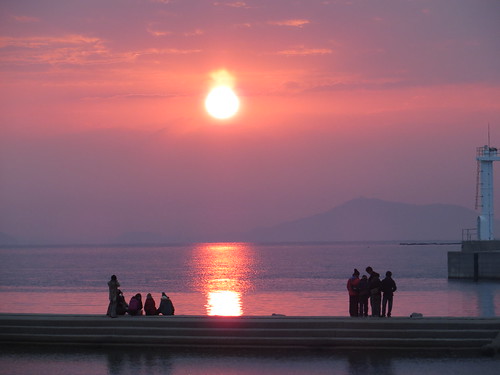 new sun beach japan sunrise japanese 1 1st year january first nagoya years rise 2014 waiekiki