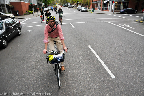Bike Advisory Committee rides downtown-9