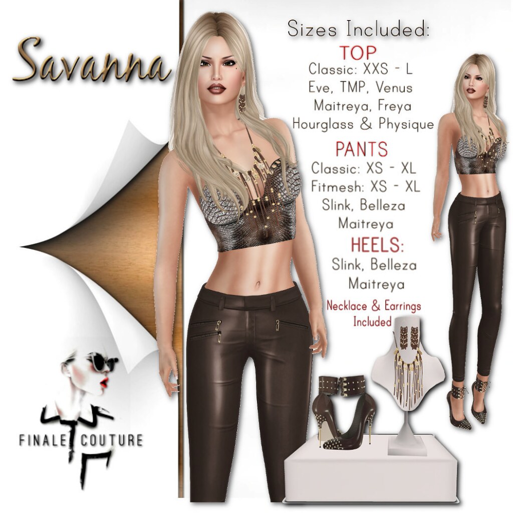 Finale Couture Savanna Poster - SecondLifeHub.com