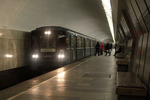 Numerous varieties of the 'Type 81-717/714' train operate on the Moscow Metro
