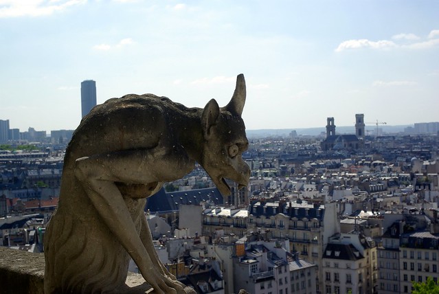 A Gargoyle at Notre Dame