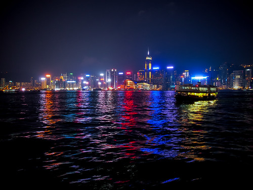 Hong Kong in Color: The Hong Kong Cityscape at Night