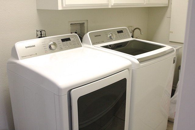 Simple Diy Updated Shelving For A Small Laundry Room Simply