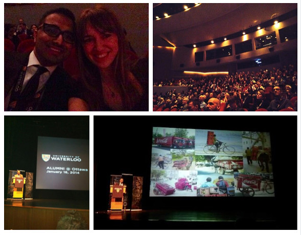 Twitter images from The Cola Road Screening at Waterloo University 16-Jan-14