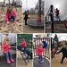 Big adventures at the #playground today with my niece Zoe, some of her friends, and my Pops! Playing in the sand, sliding, spinning, climbing, snacks, more climbing, steering, and swinging! #fasterplease #likegrandpalikegranddaughter #combatdementia #bigs