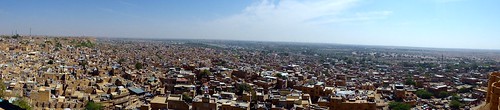 city panorama india jaisalmer rajasthan