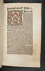 Hand coloured woodcut initial in Lambertus de Monte: Copulata tractatuum Petri Hispani