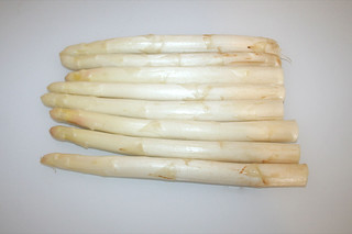 03 - Zutat weißer Spargel / Ingredient white asparagus