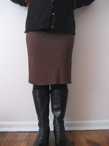 spotty skirt