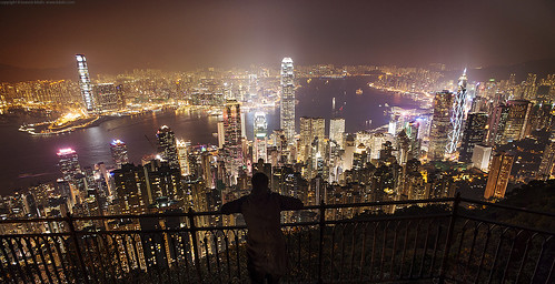 city urban skyline view peak victoria hong kong fascination