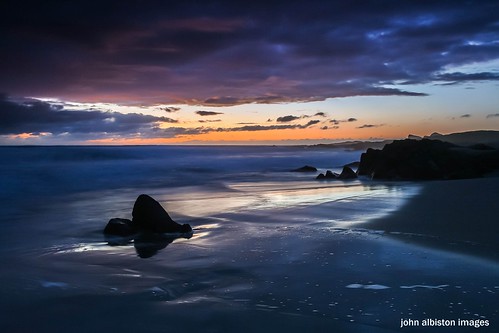 west bay coast scotland twilight innerhebrides islay saligo