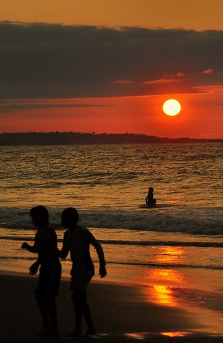 ecuador sunset beach esmeraldas same