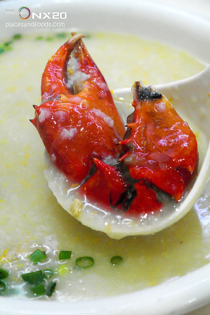 Seng Cheong 誠昌飯店 water crab congee