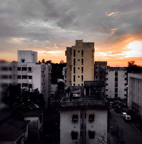 sunset sky india building silhouette landscape udit uploaded:by=flickrmobile flickriosapp:filter=nofilter agartalagovtmedicalcollege