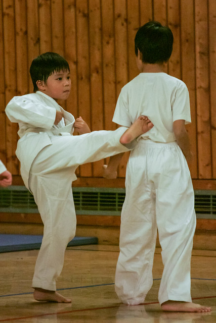 karate sparring kids
