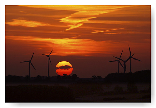sunset rolfpahnhenrich windkraft windenergie canoneos400digital sonnenenergie sonnenschein landschaft canon