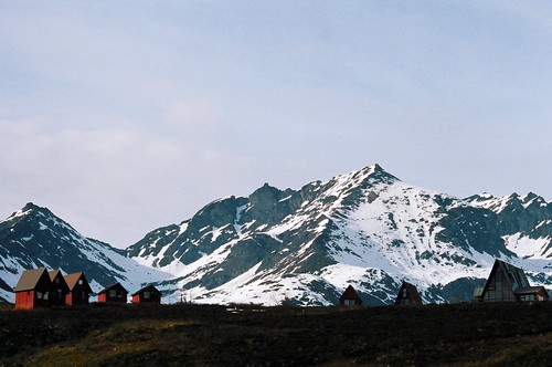 mountain snow ski mountains slr film alaska 35mm canon lens kodak ae1 pass ak 400 135 portra fd hatcher