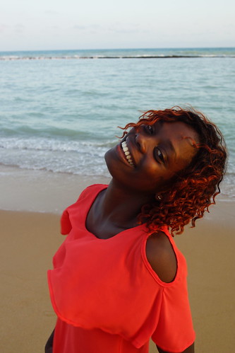 ocean sunset red beach water smile fun sand waves attitude maritime togo lomé lomey baguida
