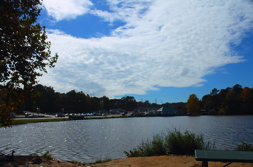 blue sky lake clouds creation cloudscape lakecarroll carrolltonga canonefs1855mmf3556isii