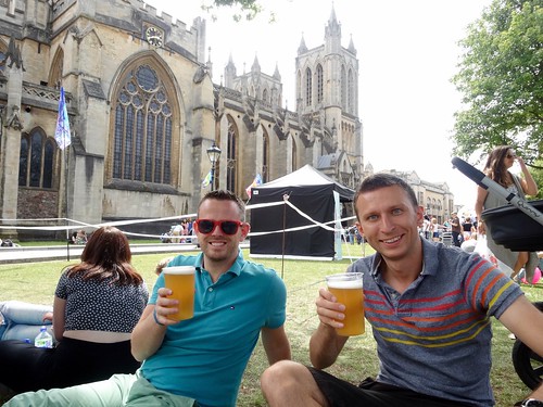 Biertje met Simon bij het Harbour Festival!