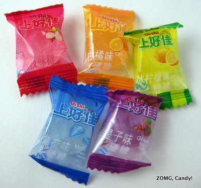 Oishi Hard Candy flavors