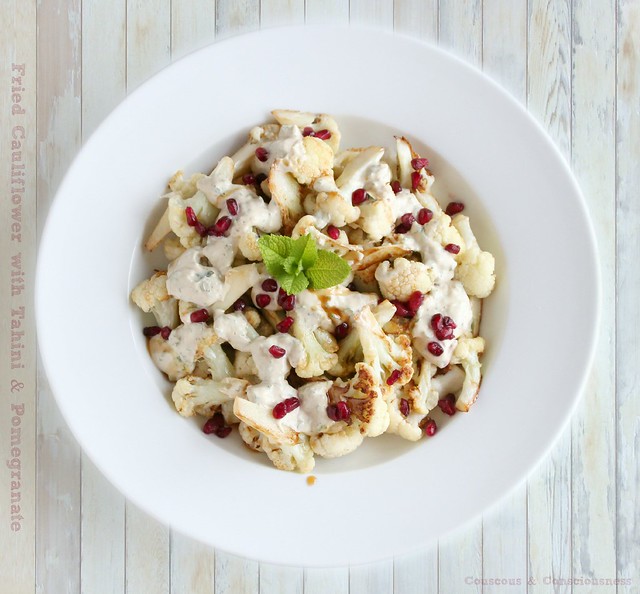 Fried Cauliflower with Tahini & Pomegranate 2