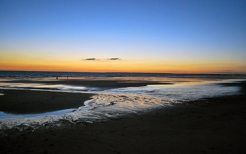 ocean sunset sea mer reflection beach soleil sand glow dusk sable vendee plage latranchesurmer laterrière flickrandroidapp:filter=none