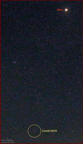 morning autumn mars canon stars timelapse october astrophotography astronomy comet ison 2013 skytracker ioptron cometison tomwildoner
