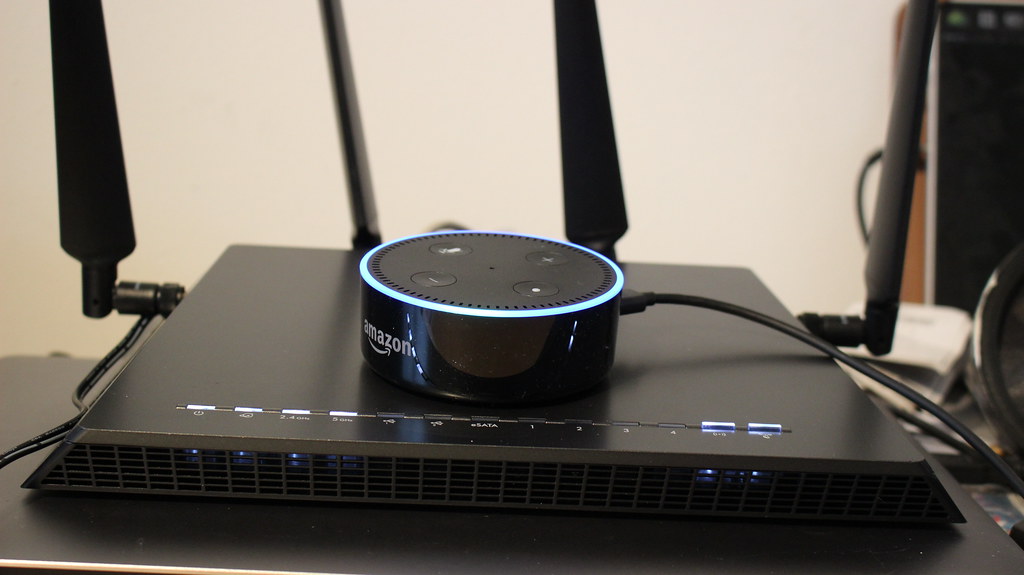 Amazon Alexa and router