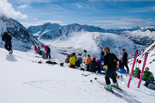 norway view utsikt troms topptur alpineskiing