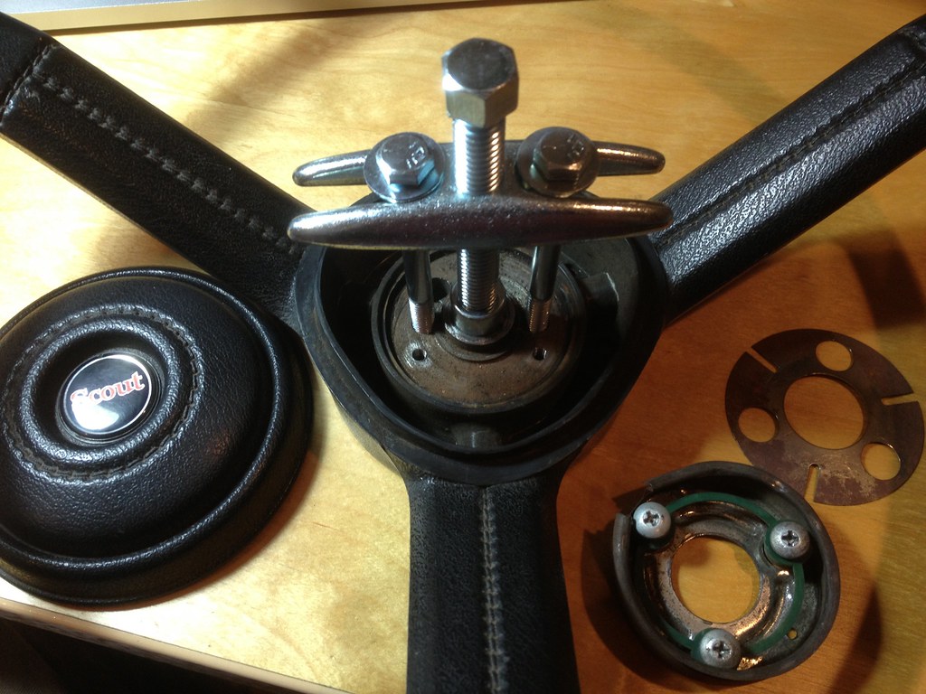 Steering wheel puller