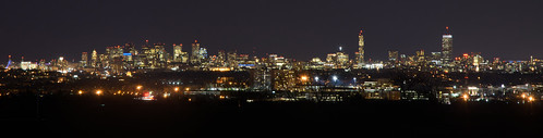 city boston skyline night arlington lights tripod robbinsfarmpark