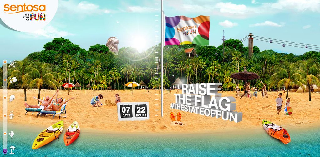 Raise the Flag at Sentosa - the State of Fun! - Alvinology