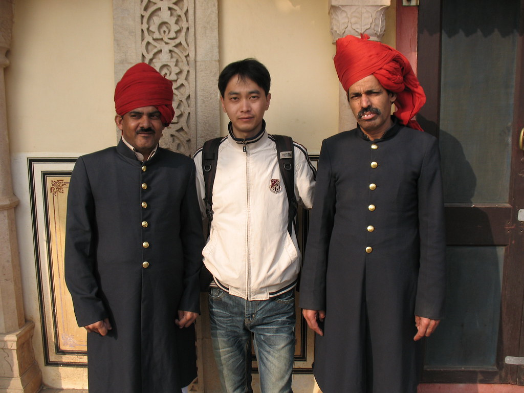 With Indian Guards, Jaipur India